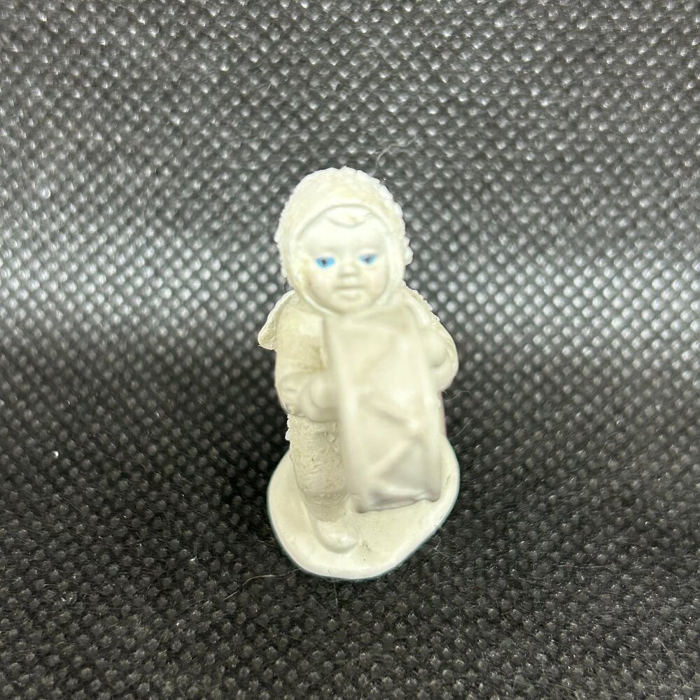 Department 56 mini pewter Snowbabies figurine